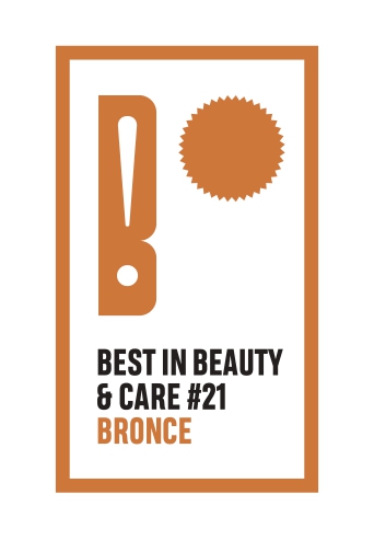 Sello de Bronce del premio Best in Beauty & Care