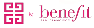 Logos de Givenchy y Benefit