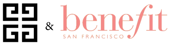 Logos de Givenchy y Benefit