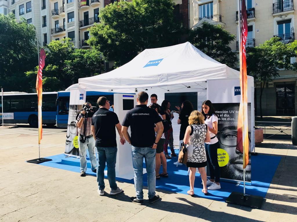Foto del stand para Zeiss